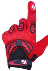 FRG-02 New generation receiver football gloves, red
