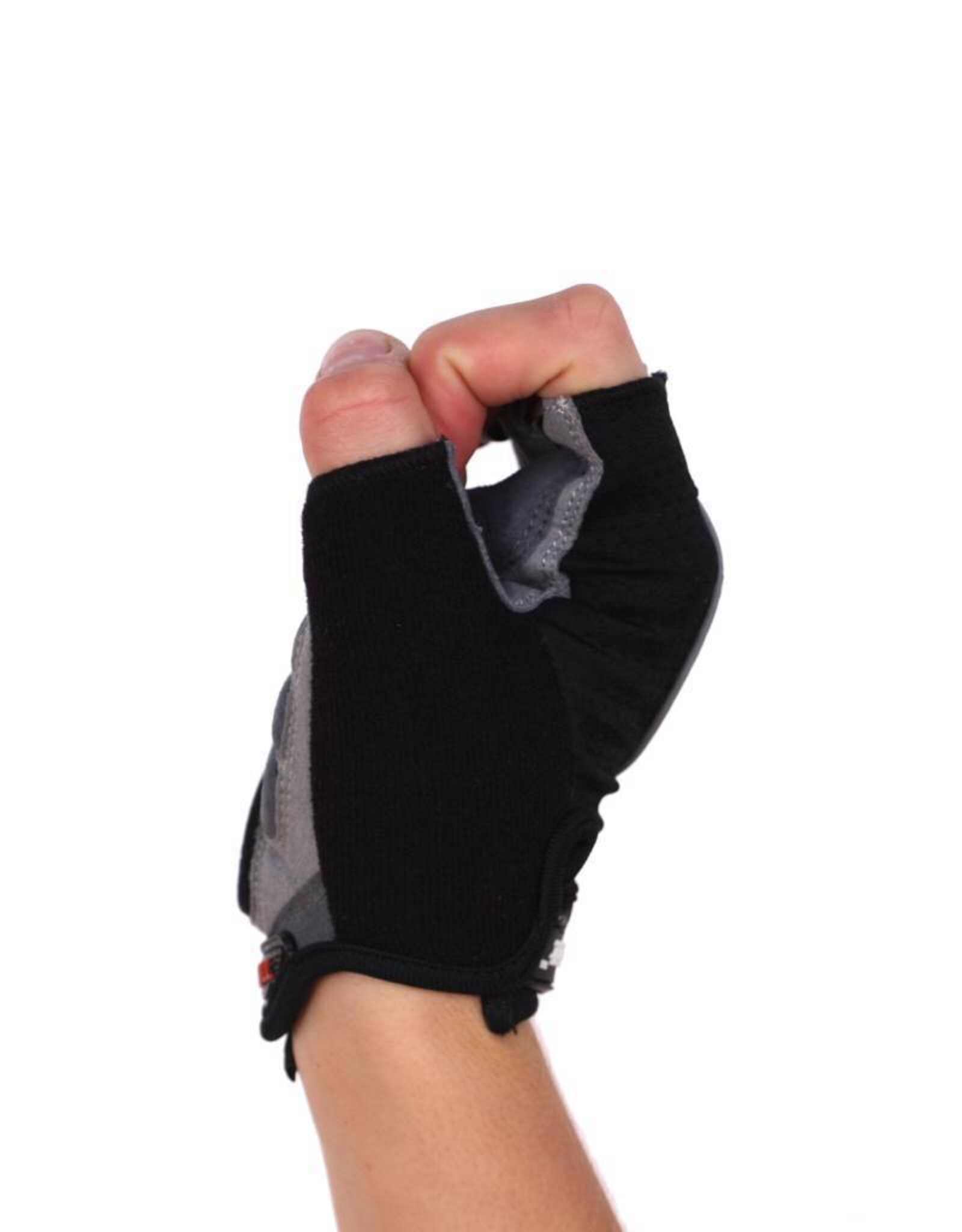 BG-04 fingerless bike gloves for competitions, black