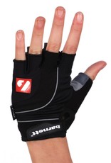BG-04 fingerless bike gloves for competitions, black