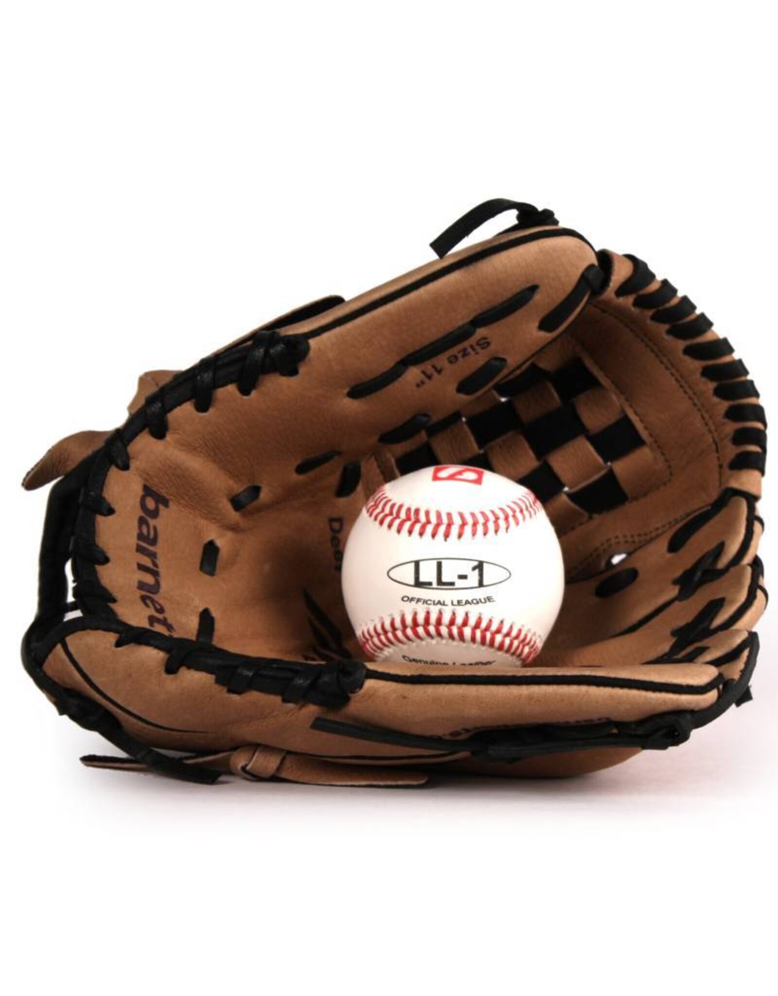 Barnett GBSL-3 Baseball set, Leather 11" Glove & ball (SL-110, LL-1)