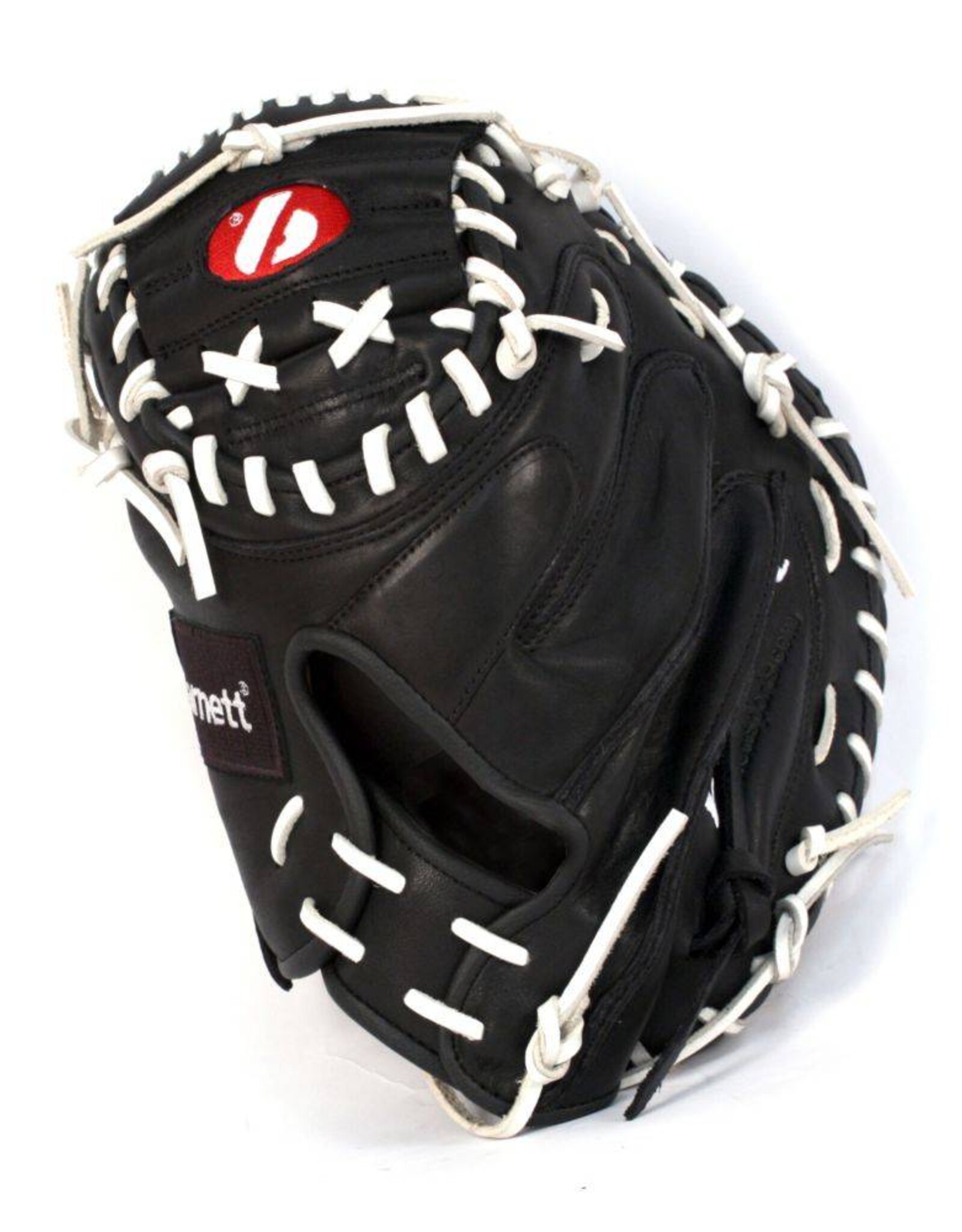 GL-202 Competition catcher baseball glove, genuine leather, adult 34'', Black