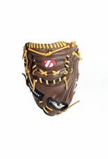 GL-202 Competition catcher baseball glove, genuine leather, adult 34'', Brown