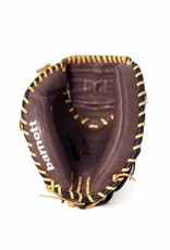 GL-202 Competition catcher baseball glove, genuine leather, adult 34'', Brown