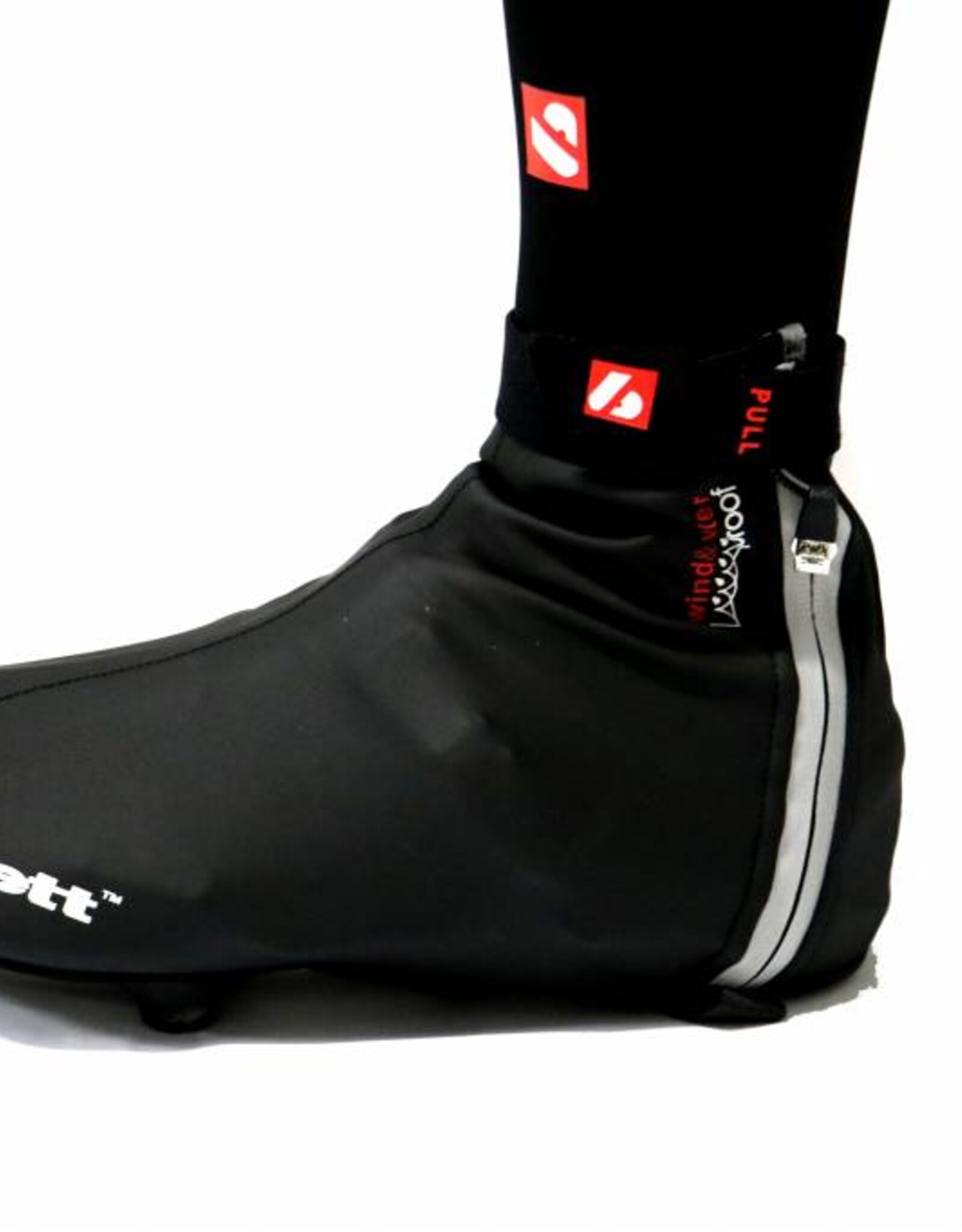 BSP-05 Cycling overshoes, Warm and water-repellent, Black