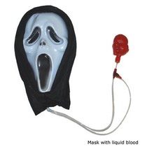 Scream masker met stromend bloed