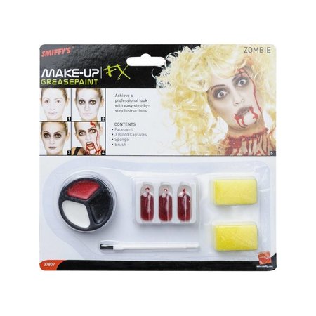 Zombie make up set met bloedcapsules