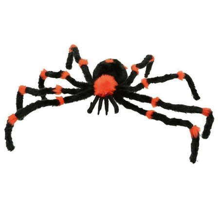 Spin oranje/zwart Halloween 90cm