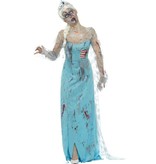 Zombie frozen kostuum vrouw