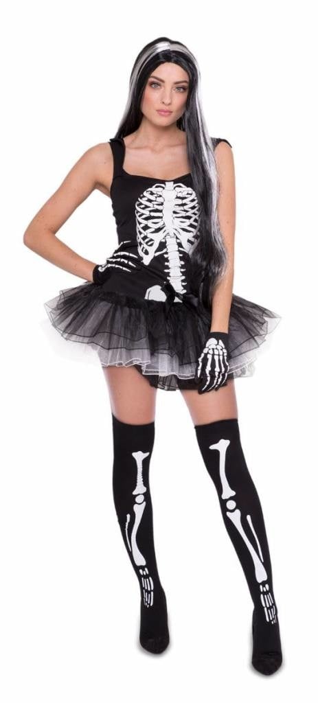 Gastvrijheid Intimidatie versterking Skelet Jurk Dames | Halloweenkleding.net