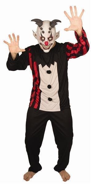 zelf Pedagogie verantwoordelijkheid Scary Clown kostuum heren | Halloweenkleding.net