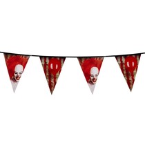Vlaggenlijn Horror clown (6 m)