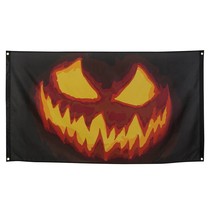 Vlag Creepy Pumpkin (90 x 150 cm)