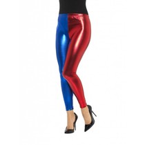 Harlequin cosplay legging metallic