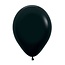 Ballonnen zwart 12 stuks 30cm