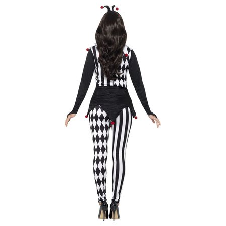 Vrouwelijke Pierrot kostuum Halloween