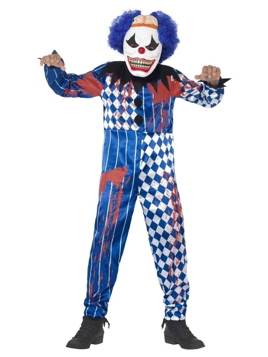 twee weken stam borduurwerk Sinister Horror Clown Kostuum kind | Halloweenkleding.net