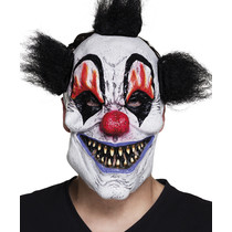Latex gezichtsmasker Scary clown