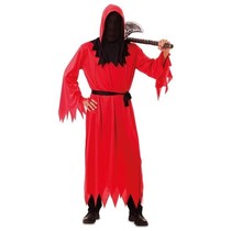 Grim Reaper Dood Kostuum rood Volwassenen