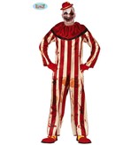 Gestreepte Killer Clown Jumpsuit
