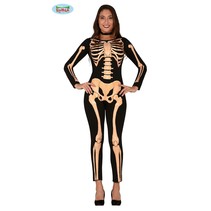 Skeleton Jumpsuit Halloween Dames