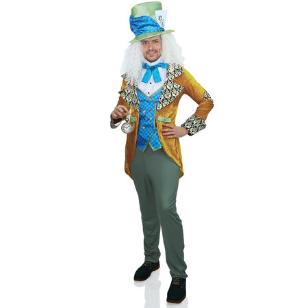 Mad Hatter Outfit Crazy Heren