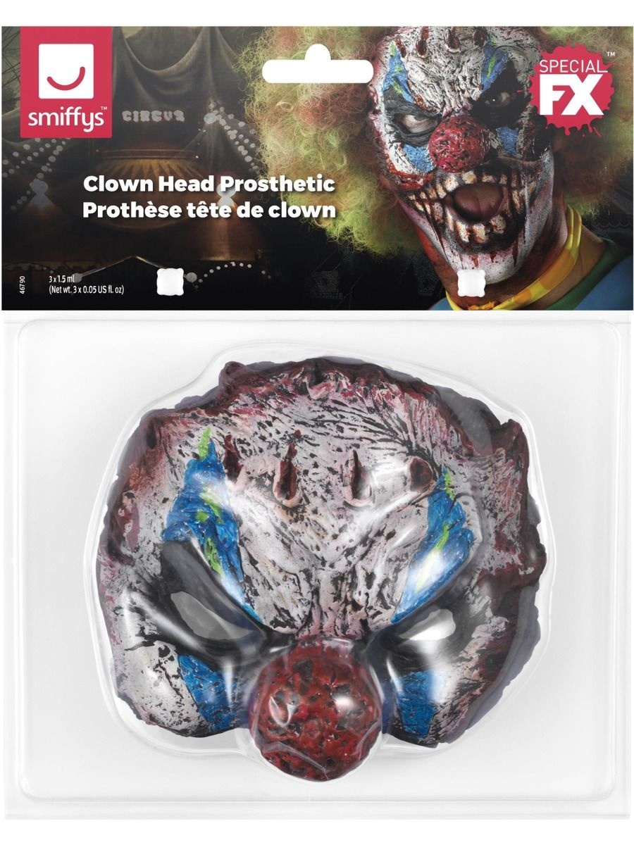 aankomst schilder Feat Horror Clown Gezicht Latex Kit | Halloweenkleding.net