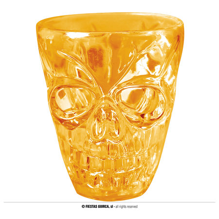 4 Shotglas glaasjes Skull Halloween