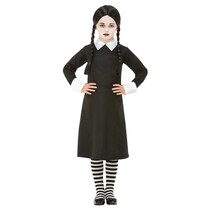 Wednesday Addams Kostuum Met Pruik