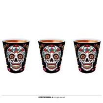 Day of the Dead Schedel shotglazen Set (3st)