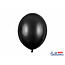 Metallic Ballonnen Zwart - 50 Stuks