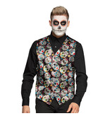 Halloween Gilet Day of the dead