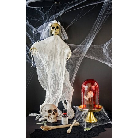 Hangdecoratie Bruid Skelet Halloween (90cm)