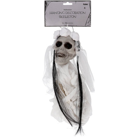 Hangdecoratie Bruid Skelet Halloween (90cm)