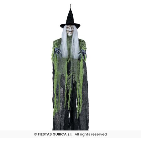 Hangende Halloween Heks Delia (100cm)