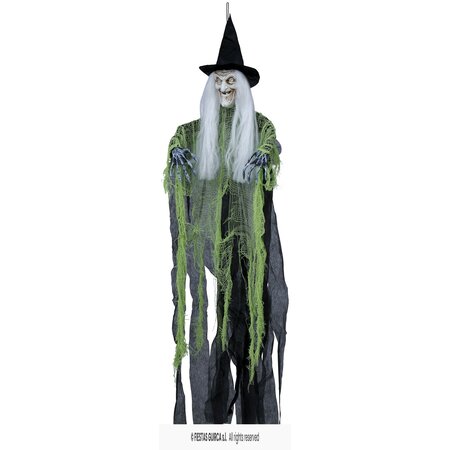 Hangende Halloween Heks Delia (100cm)