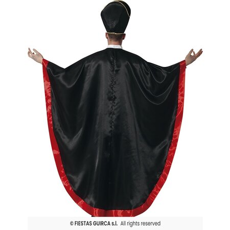 Satantische Kardinaal Kostuum Zwart/Rood