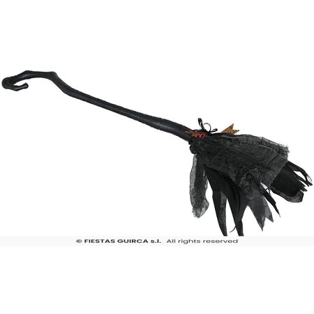 Heksenbezem 90cm krul afneembaar