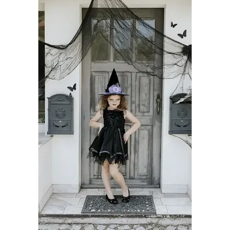 Heksen Jurkje Kind Zwart Eldora