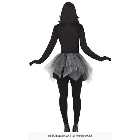 Ballerina Skelet Met Tutu Zwart Vrouw