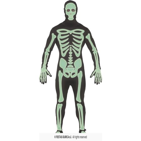 Glow In The Dark Morphsuit Skelet