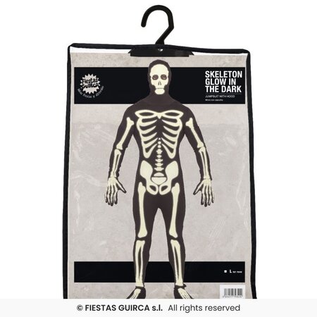 Glow In The Dark Morphsuit Skelet