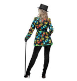 Neon Jas Schedel Halloween Vrouw