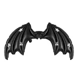 Halloween Folie Ballon Zwart Vleermuis (85cm)