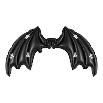 Halloween Folie Ballon Zwart Vleermuis (85cm)