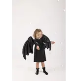 Halloween Folie Ballon Zwart Vleermuis (85cm)