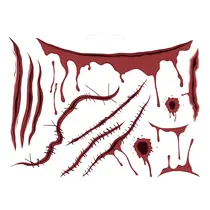 Tijdelijke tatoeages Littekens (13st)