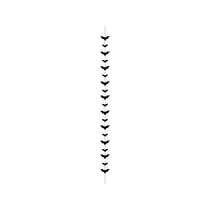 Halloween Slinger Vleermuizen 1,5m