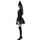 Muertos Halloween Jurkje Dames Zwart Schedels