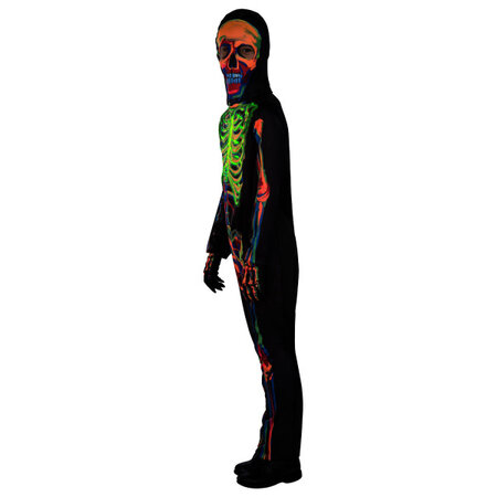 Kostuum Skelet Glow in the Dark Multikleur Kind