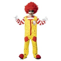 Killer Clown Kostuum Geel Kind  Koko